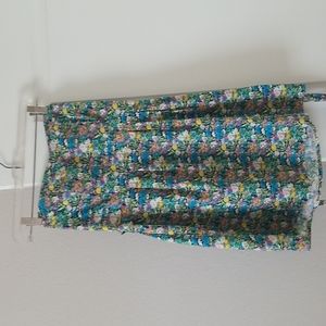 Cute little floral strapless dress